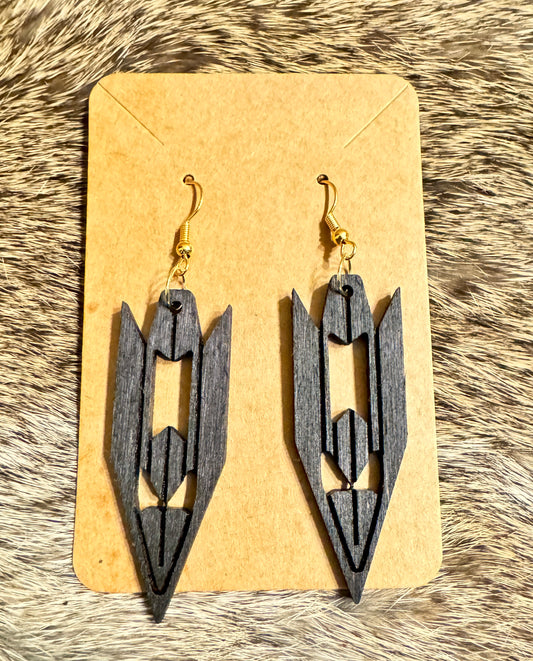 Black African Earrings #3