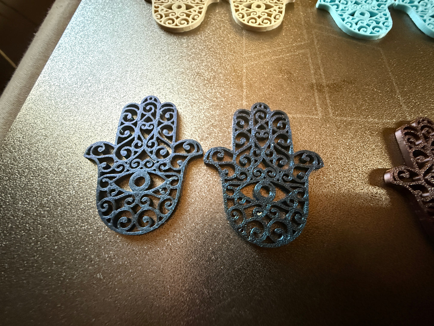 Intricate Hamsa Hand Earrings – Symbol of Protection & Elegance