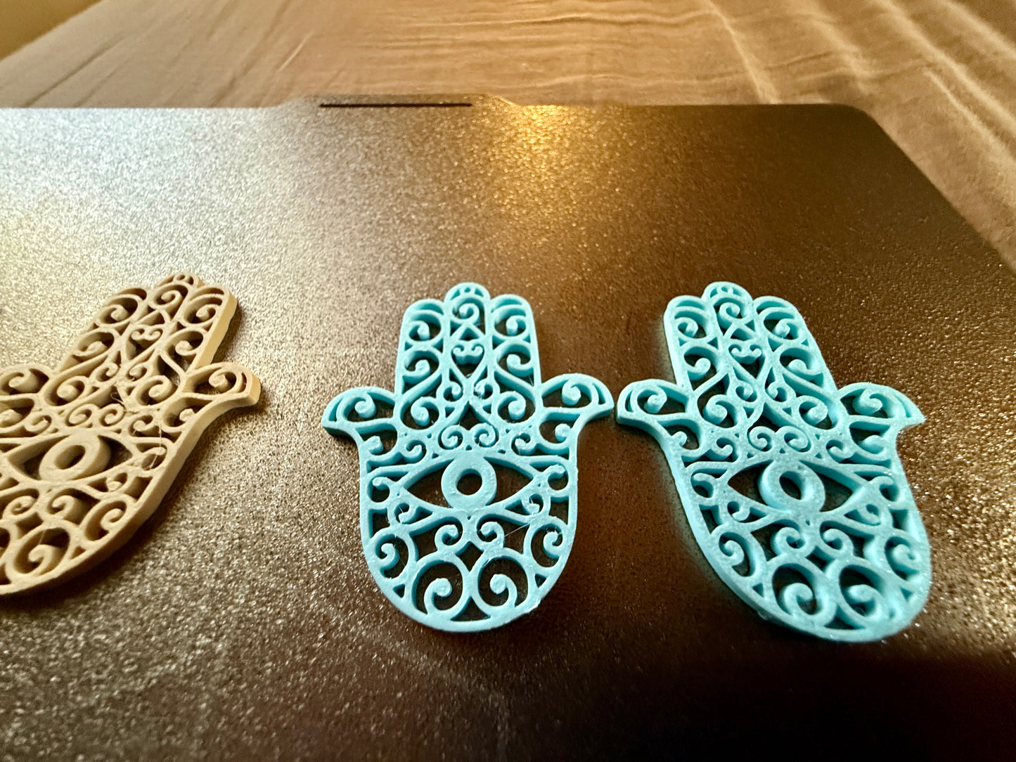 Intricate Hamsa Hand Earrings – Symbol of Protection & Elegance