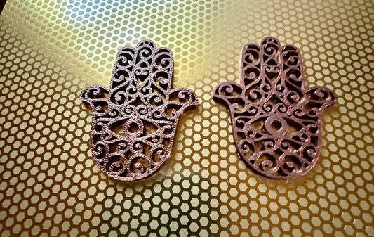Intricate Hamsa Hand Earrings – Symbol of Protection & Elegance