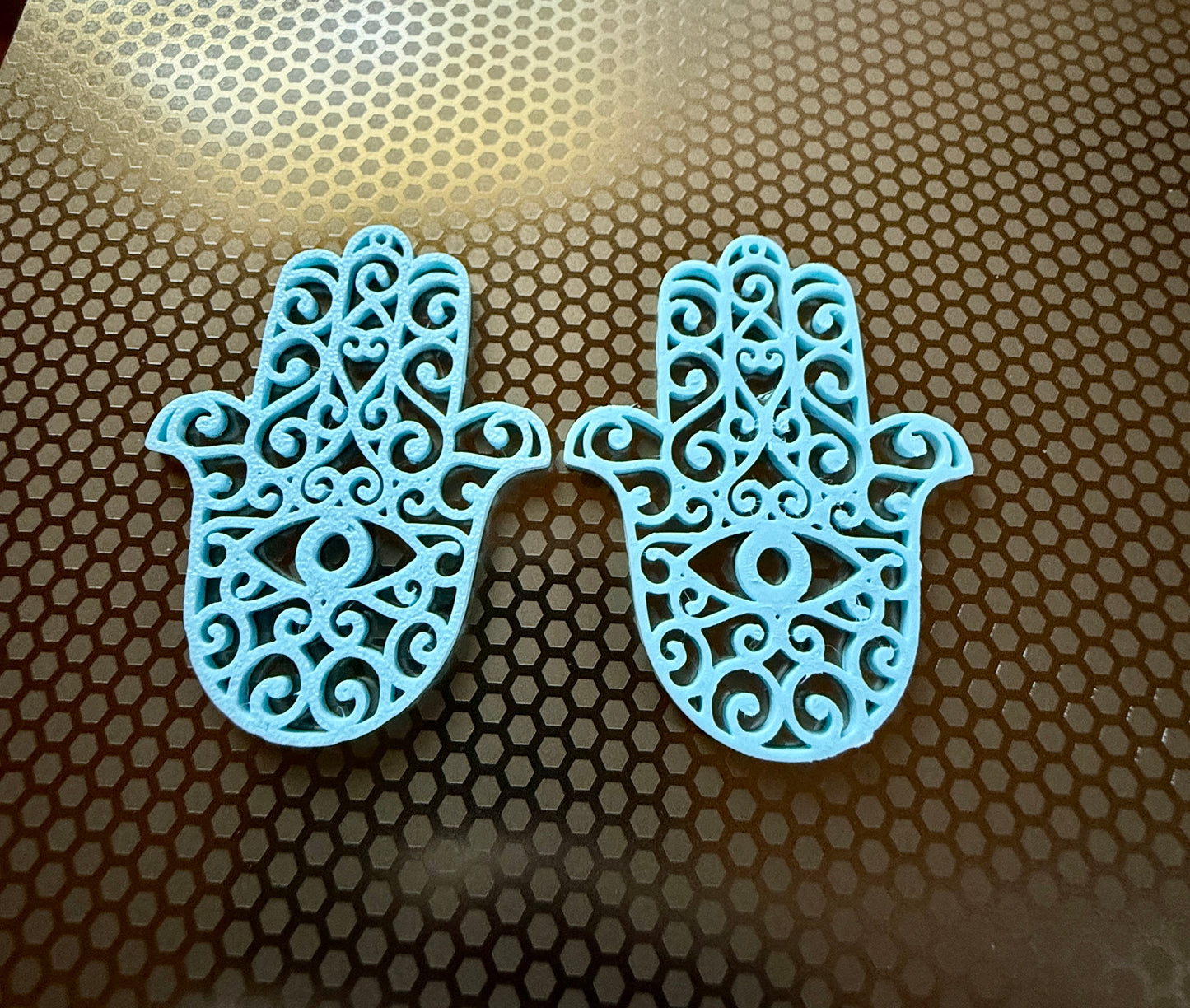 Intricate Hamsa Hand Earrings – Symbol of Protection & Elegance