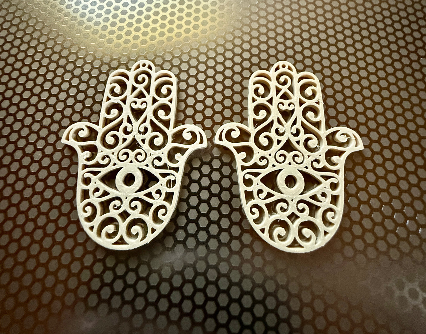 Intricate Hamsa Hand Earrings – Symbol of Protection & Elegance