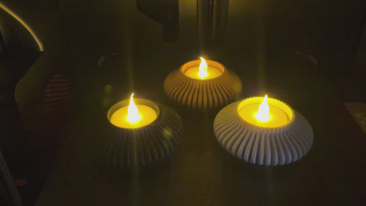 Cozy LED Tea Light Candle Holders