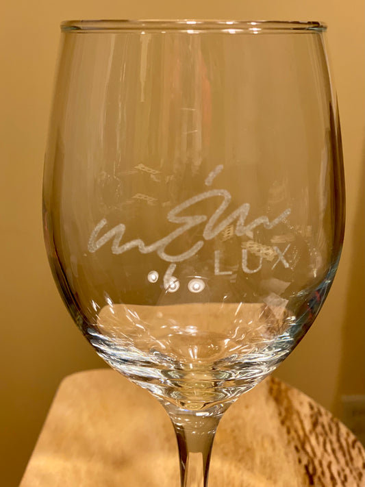 Personalized Laser Engraved Wine Glass
