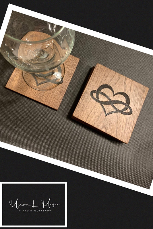 Infinite Love Coasters - M and M Workshop