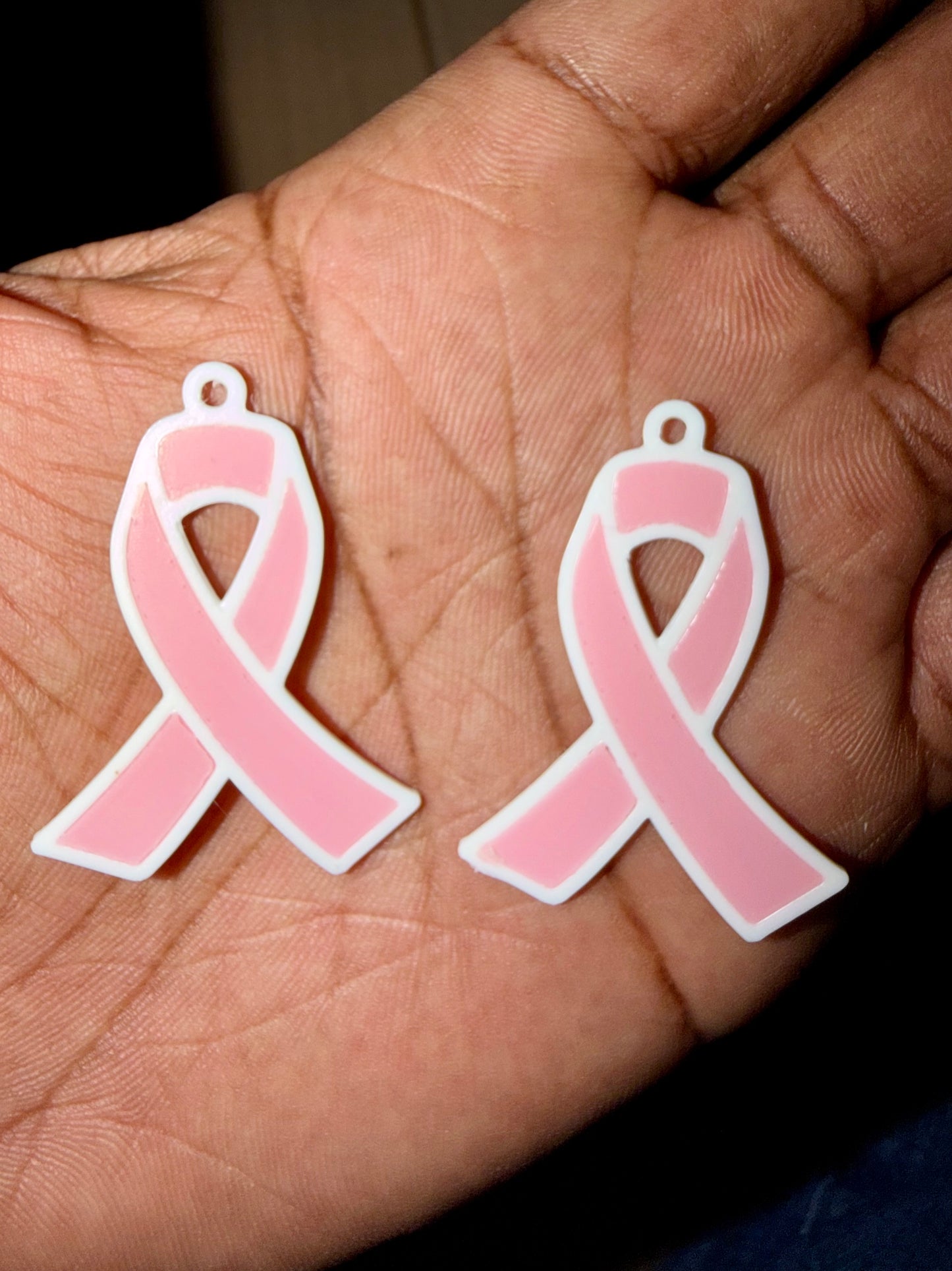 Pink Ribbon Awareness Earrings