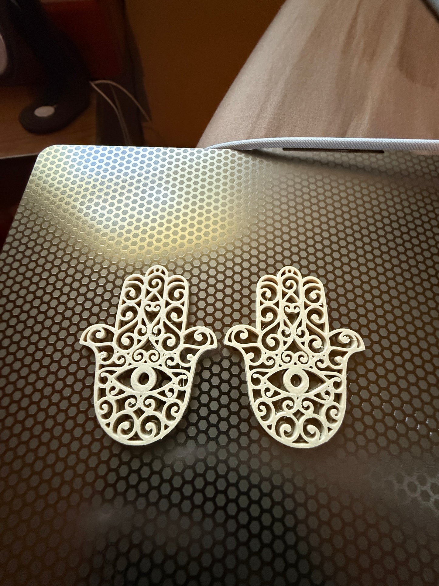 Intricate Hamsa Hand Earrings – Symbol of Protection &amp; Elegance