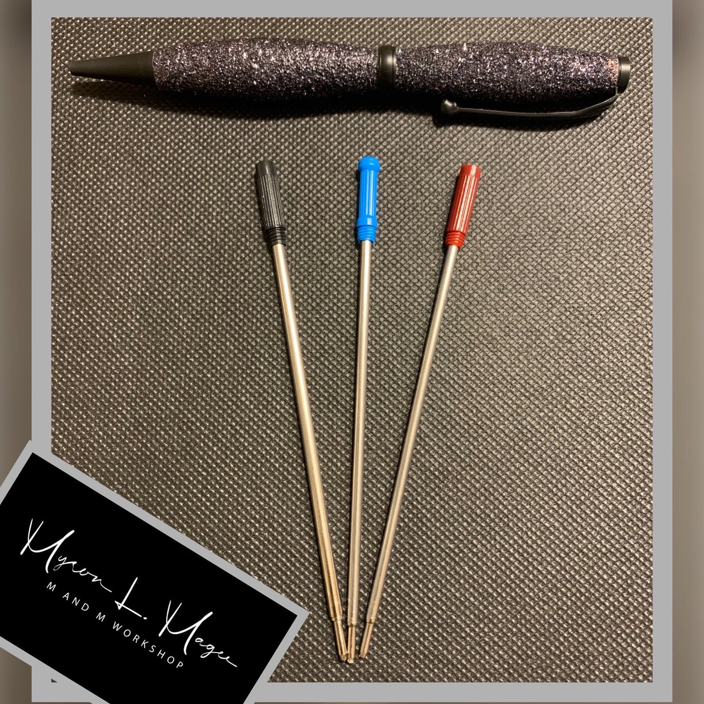 Slimline Pen Refill Kit (Pack of 10) (Black, Blue, Red)